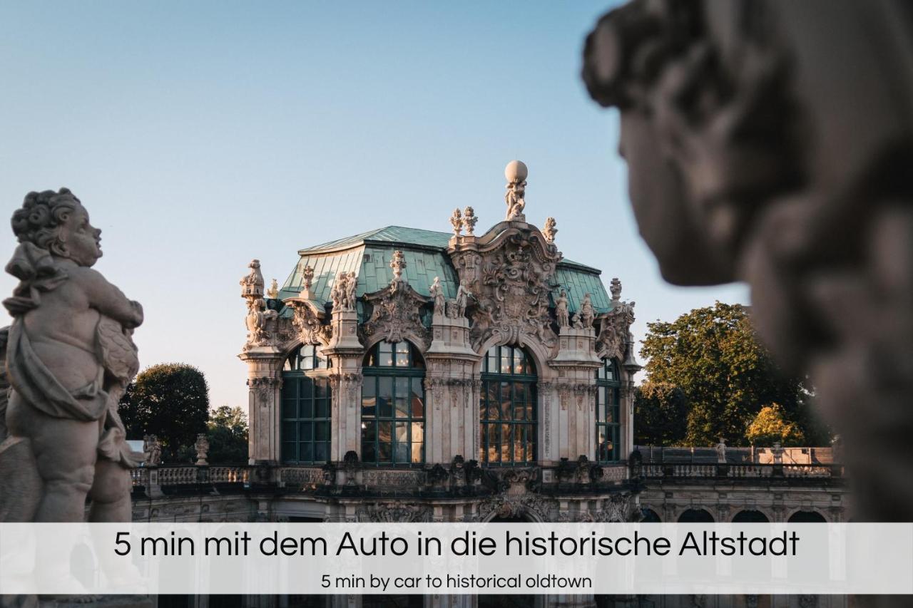 "Neptunblick"- Naehe Altstadt - Ruhig - Balkon - Parkplaetze ドレスデン エクステリア 写真